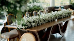 table flower engagement elegan premium